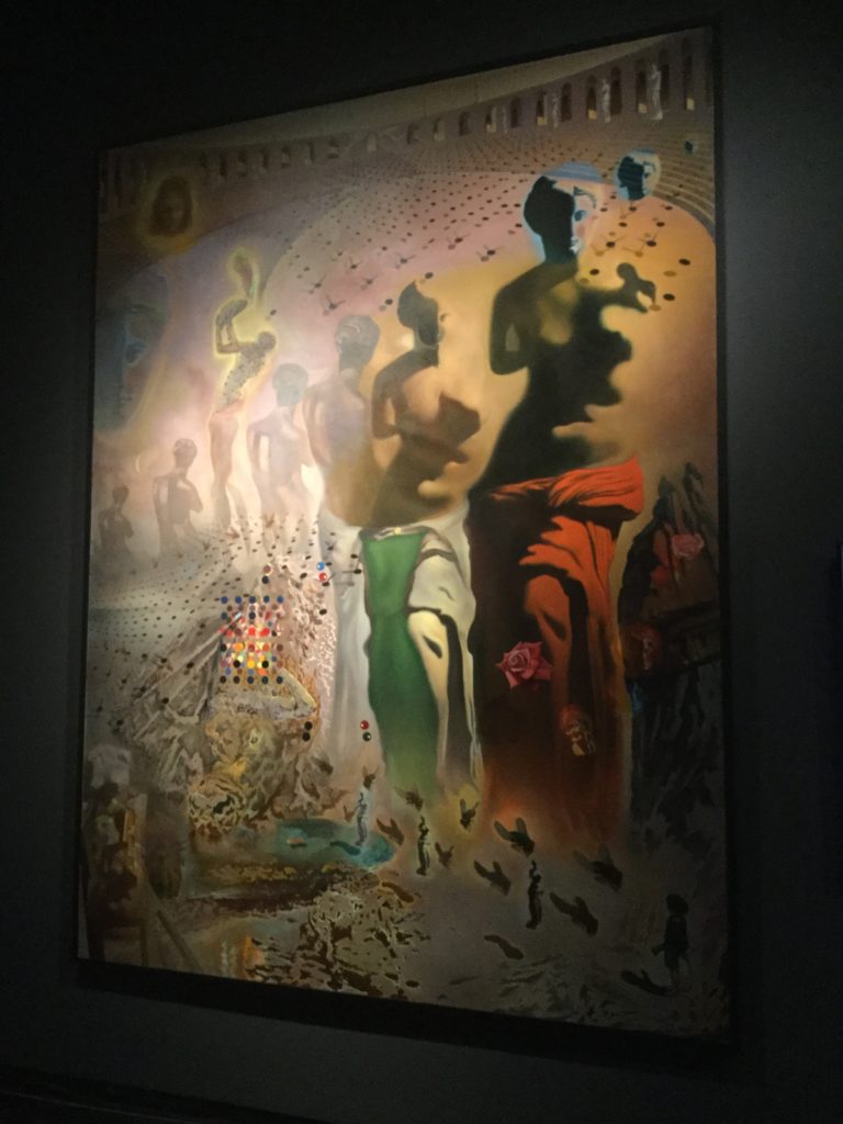 Salvador Dali's "The Hallucinogenic Toreador" painting. The link directly below this image and its caption gives a detailed description of the painting and its history.